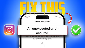 How to Fix an Unexpected Error Occurred in Instagram on iPhone | Solve An Unexpected Error