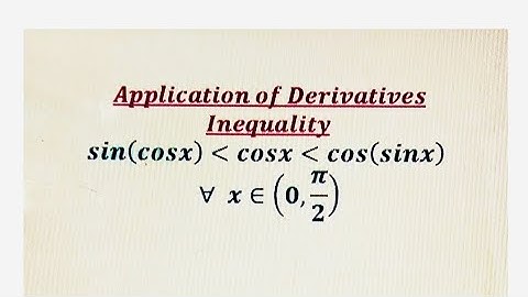 Increasing and decreasing functions _ Application of derivatives - Part 1