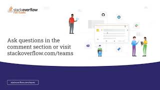 Stack Overflow for Teams - Guided Demo