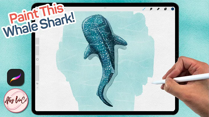 PAINT THIS! Whale Shark in Procreate (EASY STEPS)