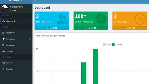 Attendance Payroll System using PHP/MySQLi Installation Demo