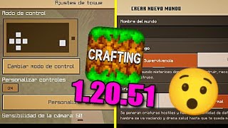 Crafting And Building ACTUALIZADO 1.20.51 (Controles Personalizados y Más)