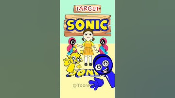 New Colour Match Puzzle Challenge with Squid Game and Sonic Logo - Incredibox Sprunki