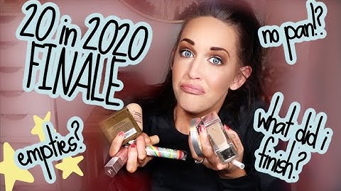 ☃️ 20 in 2020 PROJECT PAN FINALE🌲VLOGMAS DAY 26!