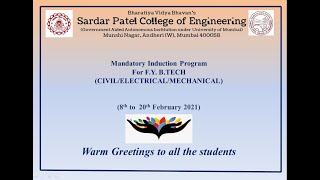 (Day-5 Session-1)Induction Programme for F.Y. B.Tech. Students