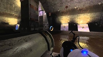 Portal 2 Community SP maps w/Nick #01 - Falling with style - BAD START