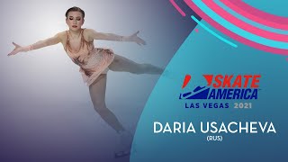 Daria Usacheva (RUS) | Women SP | Guaranteed Rate Skate America 2021 | #GPFigure