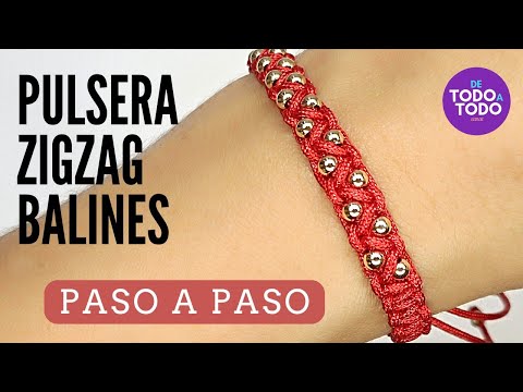 Cómo hacer pulseras de hilo fáciles paso a paso🧵🧶