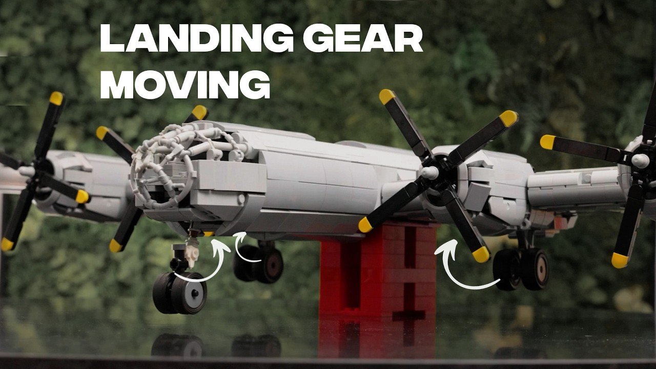 Custom LEGO B29 - Landing Gear Test & Update