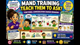 Mand Training Explained | ABA & RBT Training Song 🎶