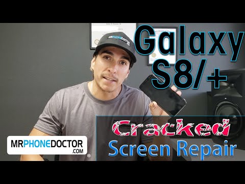 Samsung Galaxy S8 & S8 Plus Cracked Screen Repair (Front Glass Only)