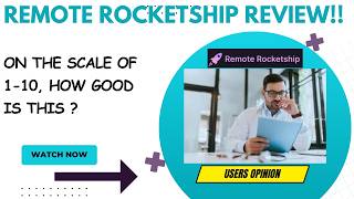 Remote Rocketship Review -Should Anyone Use This Platform At ALL Or NOTSee(WATCH Before use)