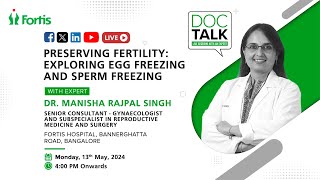 Preserving Fertility: Exploring Egg Freezing and Sperm Freezing - Dr Manisha Rajpal Singh