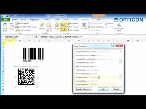 Video Tự học EXCEL - Excel cơ bản - Tạo mã vạch bằng hàm... - youtube