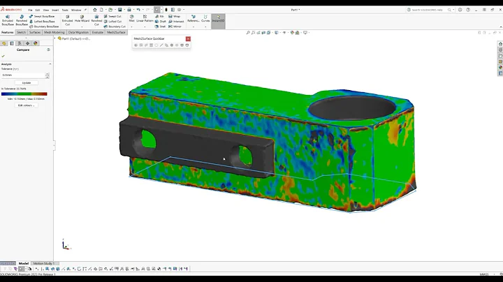 Scan To CAD   Mesh2Surface for SOLIDWORKS   Self training tutorial