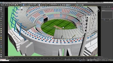 3DsMax Tutorials, Learn 3D Modeling & Texturing a Stadium from Scratch in 3dsmax (Part 9)