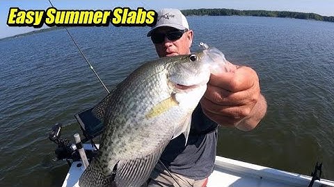 Eenvoudige manier om crappie te vangen bij warm zomerweer