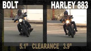 Harley 883 vs yamaha bolt 950cc