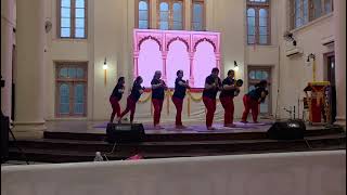 18th April townhall World Heritage Day celebration Nest Yog Group Bhavnagar Artistic Yoga perfomance