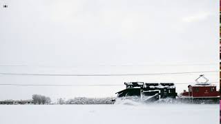 【4k】2019/12/28(Sat)　弘南鉄道弘南線　ラッセル　令和初の雪掻き