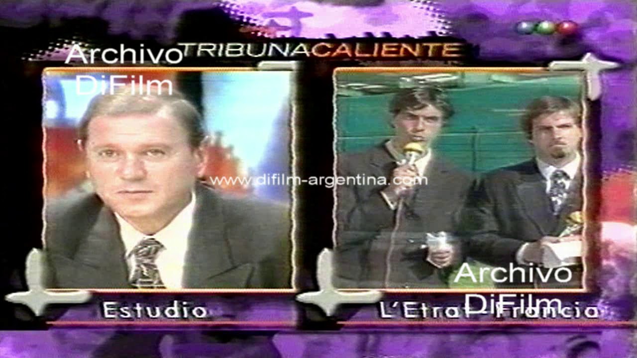Argentina queda fuera del mundial de Francia - Tribuna Caliente 1998
