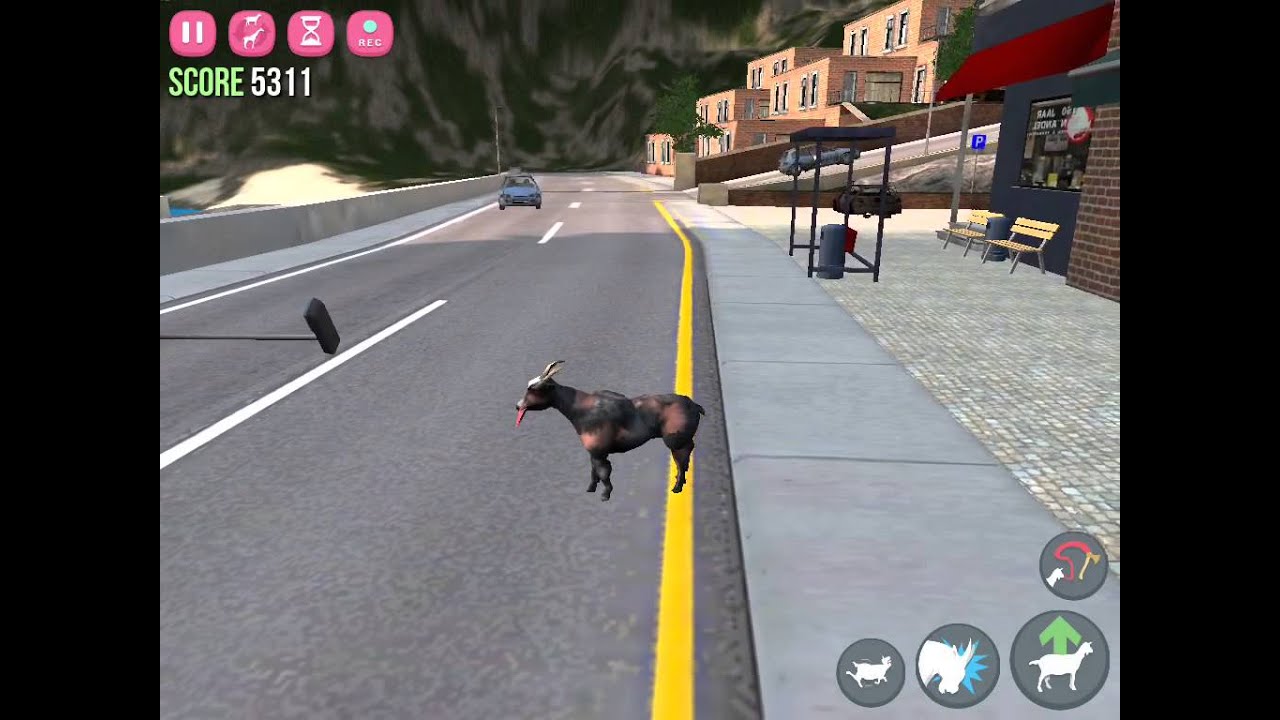 [Goat Simulator] Goat Fanatic Gets Hit by Car YouTube