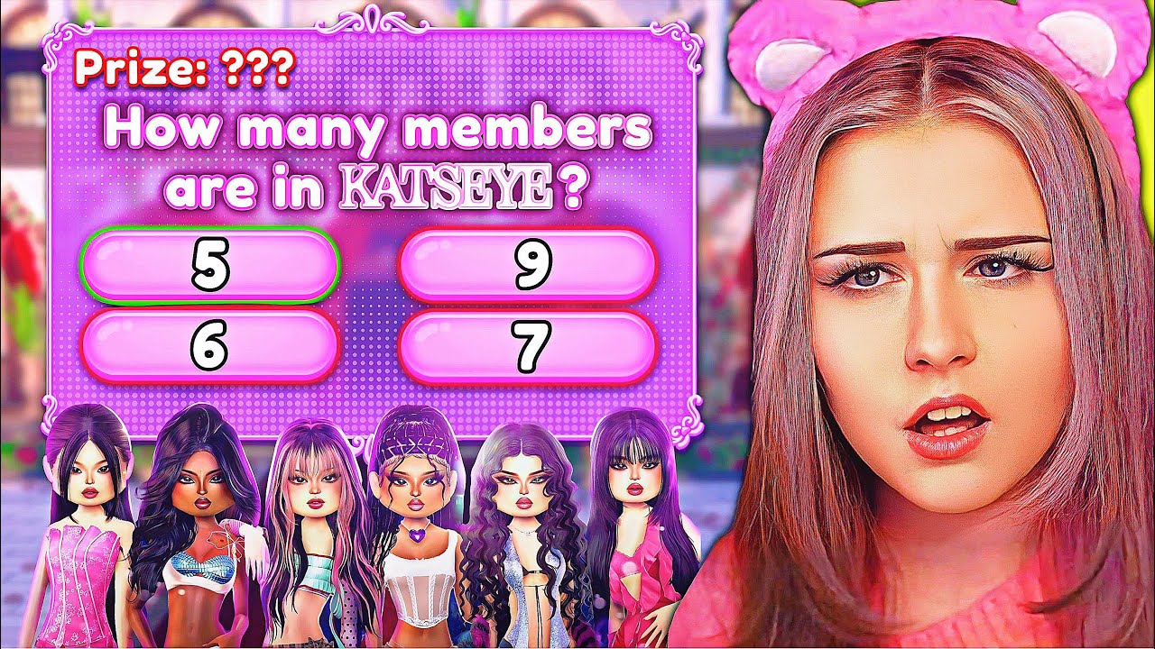 Taking The DTI x KATSEYE QUIZ To FIND Out Which Member I KNOW BEST! | Roblox Dress To Impress