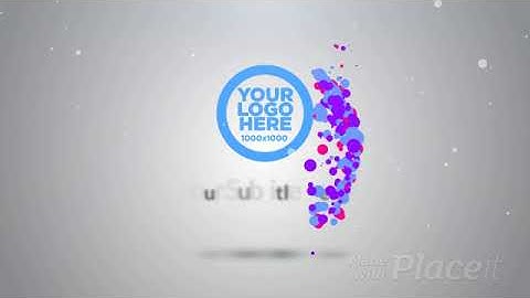 Intro Maker Featuring a Logo Reveal with Animated Colorful Particles