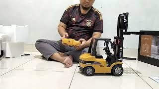 unboxing toys rc forklift huina 1577 1/10 2,4 ghz,8 chanel @Sherlocktoys