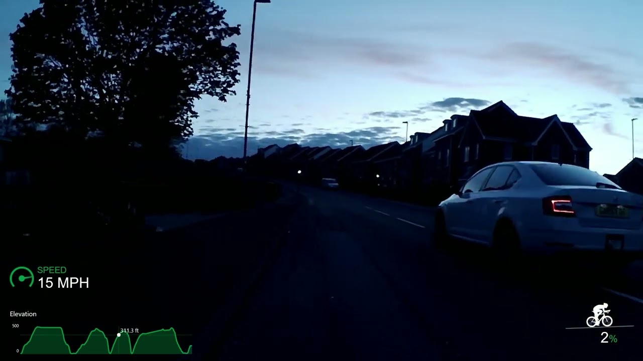 2x Clockburn Lonnen Climb & 2 x Shibdon Bank climb on same night.