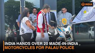 India hands over 20 customised Made-in-India motorcycles to Palau Police