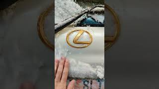 finding gold in the snow #lexus