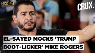 Michigan Senate Race Abdul El-Sayed Mocks Gop Opponent Mike Rogers For Licking Trumps Boots