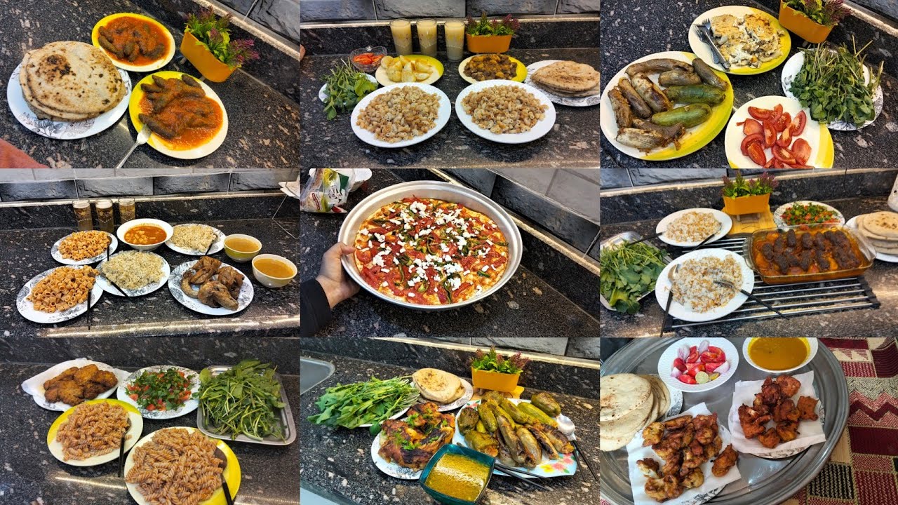 منيو كامل 📝 فطار وغداء وعشاء لا تفكرى ولا تحتارى أكلات اقتصادية وموفرة خدى فكرة ونفذيها بكرة