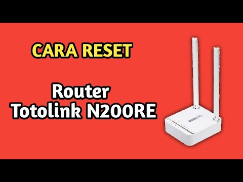 Cara Reset Router