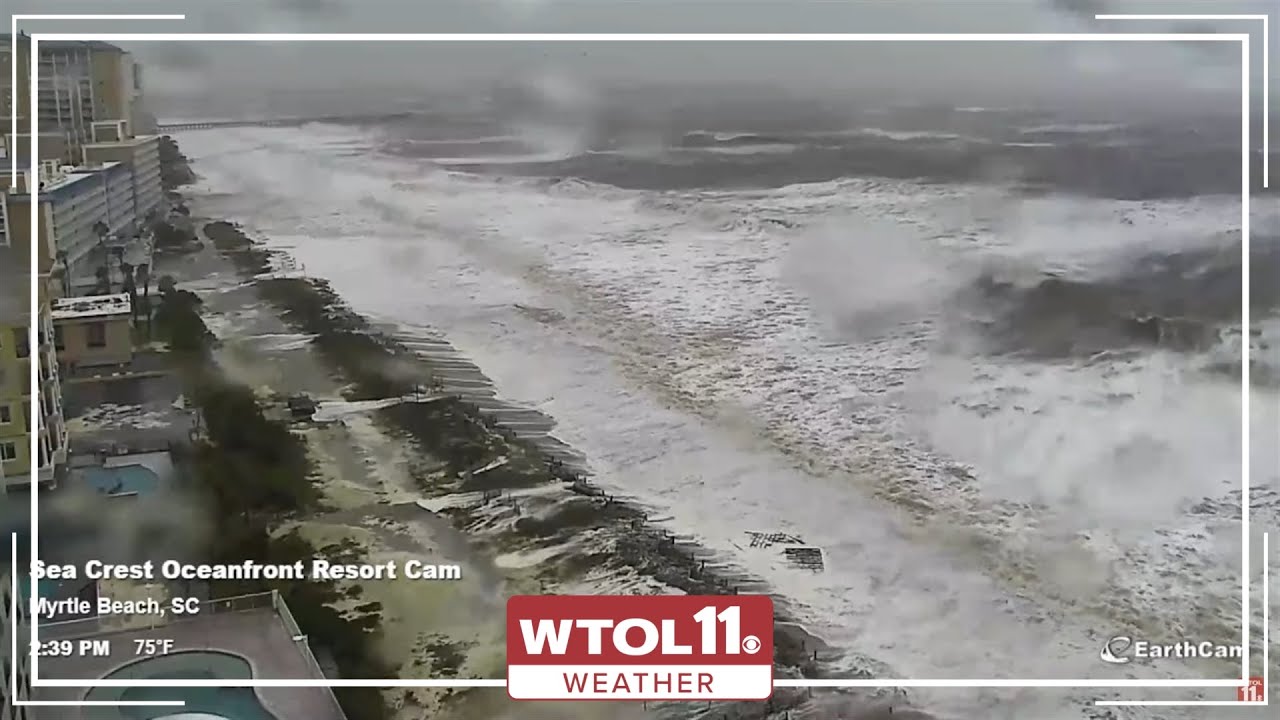 REPLAY Watch as Hurricane Ian made landfall in South Carolina YouTube