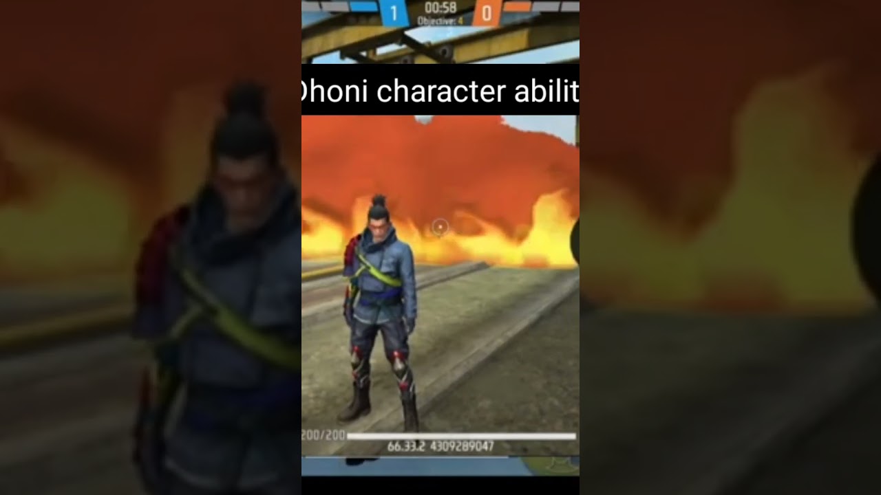 MS Dhoni character ability reveal and emote 