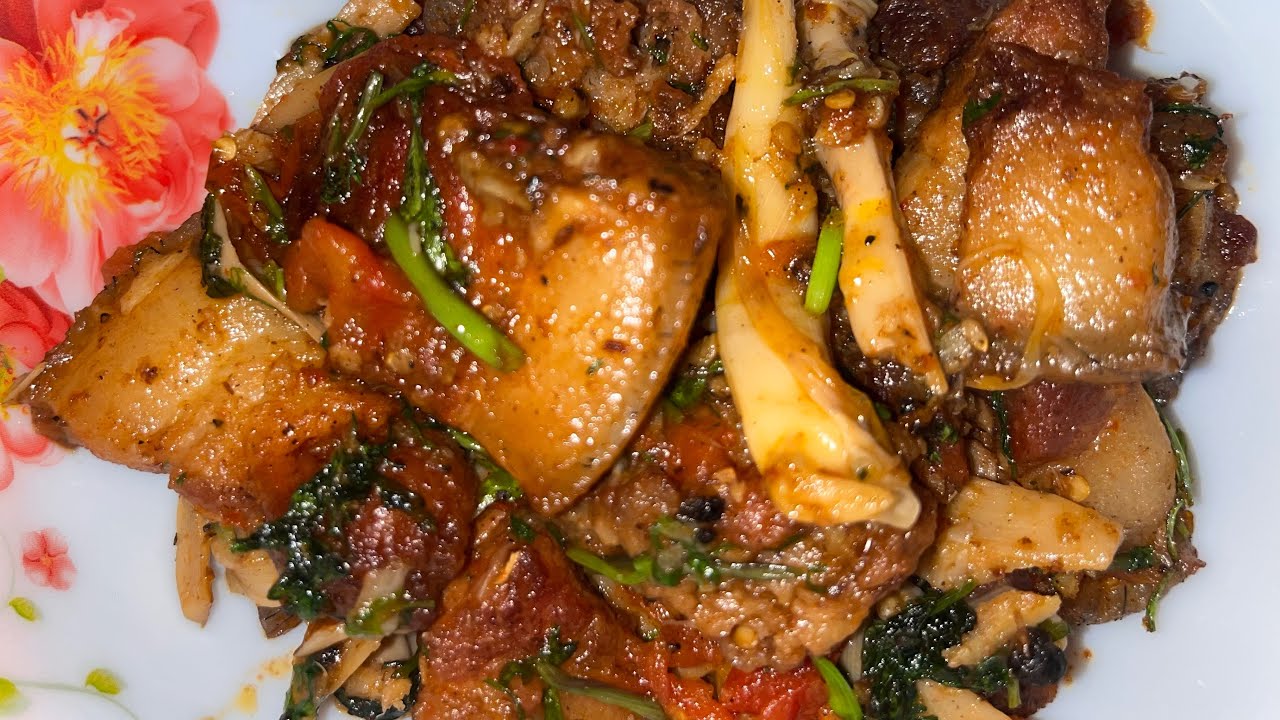 Easy Pork Dinner For Busy & Tired Evening || Jara Sikhet 