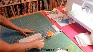EPISODE 29 - Fast and Easy Part 1 (of 3)  ONE SEAM Flying Geese Quilt Block Tutorial!  Awesome!!