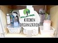 ORGANIZE AND DECLUTTER WITH ME 2018 // DOLLAR TREE  KITCHEN SINK + PANTRY ORGANIZATION // DECLUTTER!