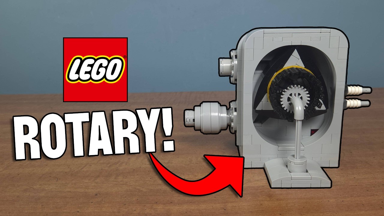 How Rotary Engines Work! | Explained with LEGO!
