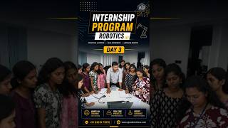 Day 3 Robotics Internship Program | Junior Students Practical Learning & Team Activities