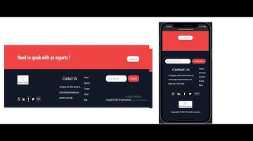 How to make a responsive footer with Tailwind CSS and React