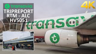 ✈ [4K] TRIPREPORT | Transavia | Boeing 737-800 | Rotterdam - Alicante | Economy class