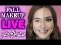 🔴 Burgundy Fall Makeup Tutorial: Halo Shimmer Eye with Naked Heat. In Real Time