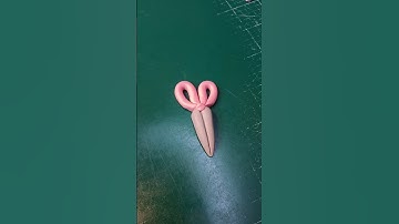 How to make scissor with fondant / cake topper #scissors #fondantscissor #trending #cake #fondant