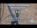 Irrigationking pressure compensating microsprinklers