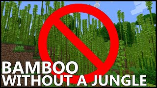 How To Get Bamboo Without A Jungle In Minecraft