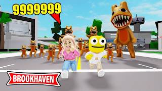 ODA TEAM JAUNE VS 9999999 ANOMALY ORANGE ENORME - BROOKHAVEN RP ROBLOX Animal Hospital