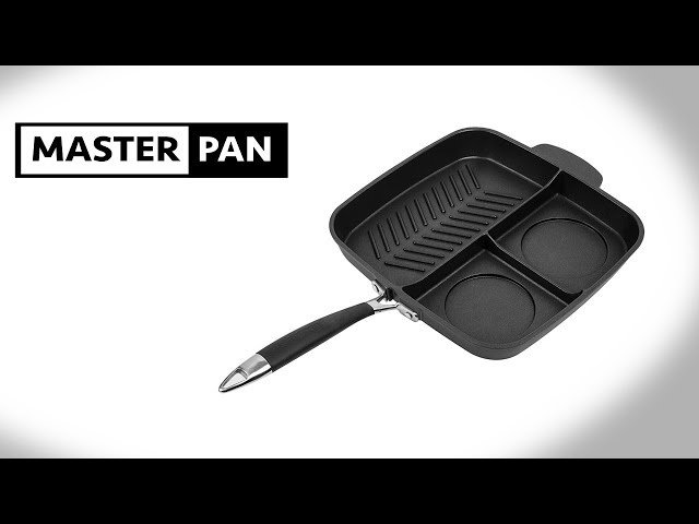 Master Pan 3-Section Non-Stick Skillet – A Full Meal In 1 Pan